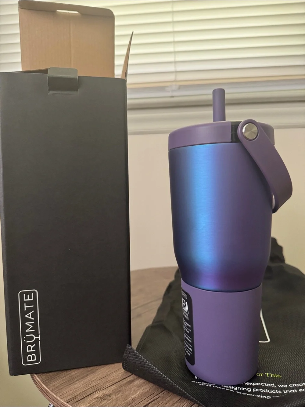 BrüMate Resa 35oz. Straw Tumbler Dark Aura